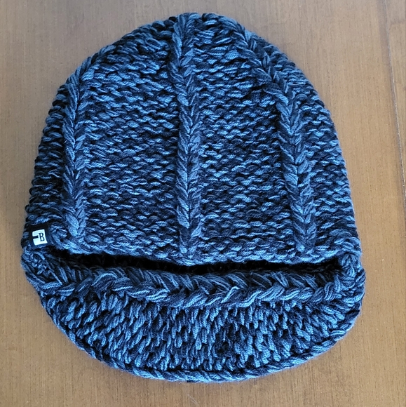 Knitted Brimmed Beanie Visor  Peaked Pull on by Block Headwear - Picture 2 of 10